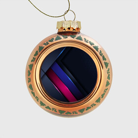 Стеклянный ёлочный шар с принтом Sport style 3d в Ухте, Стекло | Диаметр: 80 мм | luxury | versace | vip | абстракция | версаче | вип | паттерн | роскошь | текстуры