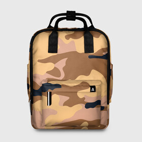 Женский рюкзак 3D с принтом Камуфляж в Ухте, 100% полиэстер | лямки с регулируемой длиной, сверху ручки, чтобы рюкзак нести как сумку. Основное отделение закрывается на молнию, как и внешний карман. Внутри два дополнительных кармана, один из которых закрывается на молнию. По бокам два дополнительных кармашка, куда поместится маленькая бутылочка
 | армия | военные | камуфляж | текстура | фон