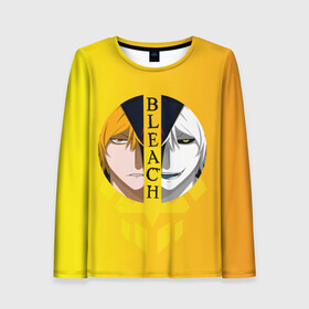 Женский лонгслив 3D с принтом Хичиго Bleach в Ухте, 100% полиэстер | длинные рукава, круглый вырез горловины, полуприлегающий силуэт | bleach | hichigo | ichigo | kurosaki | блич | ичиго | куросаки | хичиго