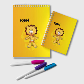 Блокнот с принтом Kon Bleach в Ухте, 100% бумага | 48 листов, плотность листов — 60 г/м2, плотность картонной обложки — 250 г/м2. Листы скреплены удобной пружинной спиралью. Цвет линий — светло-серый
 | bleach | kaizou | king | kon | konpaku | кайдзоку | кон