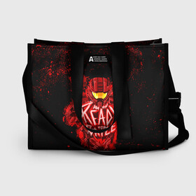 Сумка-шоппер 3D Are you ready?: в Ухте, 100% полиэстер | застегивается на металлическую кнопку; внутренний карман застегивается на молнию. Стенки укреплены специальным мягким материалом, чтобы защитить содержимое от несильных ударов
 | game | games | halo | heilo | master chif | spartan | игра | игры | ковенант | ковенанты | мастер чиф | спартанец | хало | хейло | хэйло