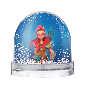 Снежный шар Мульт Элой: в Ухте, Пластик | Изображение внутри шара печатается на глянцевой фотобумаге с двух сторон | action | aloy | game | games | horizon zero down | rpg | визор | игра | игры | рпг | харайзен зиро дон | хорайзен зира давн | экшен | элой