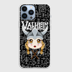 Чехол для iPhone 13 Pro Max Valheim Girl: в Ухте,  |  | fantasy | mmo | valheim | valve | валхейм | вальхейм | викинги | выживалка | игра | королевская битва | ммо | ролевая игра | фэнтази