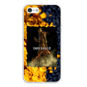 Чехол для iPhone 5/5S матовый DARK SOULS 3: в Ухте, Силикон | Область печати: задняя сторона чехла, без боковых панелей | dark souls | darksouls | tegunvte | темные души