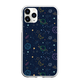 Чехол для iPhone 11 Pro Max матовый с принтом Созвездия в Ухте, Силикон |  | space | арт | звезды | корабли | космос | планеты | ракеты | созвездия