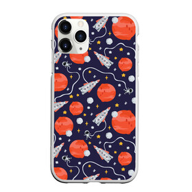 Чехол для iPhone 11 Pro матовый с принтом Корабли, планеты и спутники в Ухте, Силикон |  | space | арт | звезды | корабли | космос | планеты | ракеты | созвездия