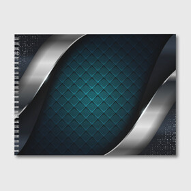 Альбом для рисования с принтом 3D luxury metal в Ухте, 100% бумага
 | матовая бумага, плотность 200 мг. | luxury | versace | vip | абстракция | версаче | вип | паттерн | роскошь | текстуры