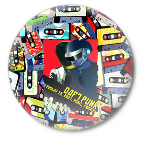 Значок с принтом Daft Punk Records в Ухте,  металл | круглая форма, металлическая застежка в виде булавки | Тематика изображения на принте: by craig drake | daft punk | madeinkipish | thomas bangalter | дафт панк | маски | тома и ги мануэль