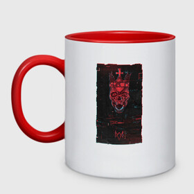 Кружка двухцветная с принтом Watch Dogs Glitch в Ухте, керамика | объем — 330 мл, диаметр — 80 мм. Цветная ручка и кайма сверху, в некоторых цветах — вся внутренняя часть | ctos | dedsec | game | glitch | ubi | ubisoft | watch dogs | watchdogs | watchdogs legion | взлом | глитч | игра | игры | сбой | хакеры