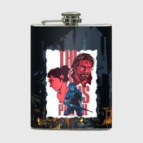 Фляга с принтом The Last of Us Joel&Ellie в Ухте, металлический корпус | емкость 0,22 л, размер 125 х 94 мм. Виниловая наклейка запечатывается полностью | Тематика изображения на принте: ellie | game | joel | naughty dog | part 2 | the last of us | zombie | джоэл | зомби | одни из нас | элли