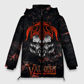 Женская зимняя куртка Oversize Valheim лицо викинга: в Ухте, верх — 100% полиэстер; подкладка — 100% полиэстер; утеплитель — 100% полиэстер | длина ниже бедра, силуэт Оверсайз. Есть воротник-стойка, отстегивающийся капюшон и ветрозащитная планка. 
Боковые карманы с листочкой на кнопках и внутренний карман на молнии | fantasy | mmo | valheim | valve | валхейм | вальхейм | викинги | выживалка | игра | королевская битва | ммо | ролевая игра | фэнтази