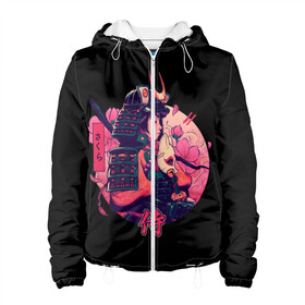 Женская куртка 3D Вишневый Самурай: в Ухте, ткань верха — 100% полиэстер, подклад — флис | прямой крой, подол и капюшон оформлены резинкой с фиксаторами, два кармана без застежек по бокам, один большой потайной карман на груди. Карман на груди застегивается на липучку | anime | chery | dead | death | girl | girls | japan | katana | manga | rose | sakura | samurai | sempai | senpai | shinigami | sun | аниме | вишня | девушка | закат | катана | манга | роза | розы | сакура | самураи | синигами | солнце | цветы | я