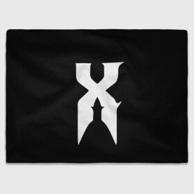 Плед 3D с принтом X (DMX) в Ухте, 100% полиэстер | закругленные углы, все края обработаны. Ткань не мнется и не растягивается | 1970 | 2021 | 50 | cent | coast | cube | dmx | earl | east | gangsta | hardcore | hip | hop | ice | in | legend | music | pace | rap | requiescat | rip | simmons | гангстер | легенда | музыка | рип | рэп | рэпер | симмонс | хип | хоп | эрл