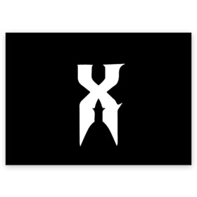 Поздравительная открытка с принтом X (DMX) в Ухте, 100% бумага | плотность бумаги 280 г/м2, матовая, на обратной стороне линовка и место для марки
 | 1970 | 2021 | 50 | cent | coast | cube | dmx | earl | east | gangsta | hardcore | hip | hop | ice | in | legend | music | pace | rap | requiescat | rip | simmons | гангстер | легенда | музыка | рип | рэп | рэпер | симмонс | хип | хоп | эрл