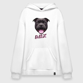 Худи SuperOversize хлопок с принтом DMX Low Poly Boomer Dog в Ухте, 70% хлопок, 30% полиэстер, мягкий начес внутри | карман-кенгуру, эластичная резинка на манжетах и по нижней кромке, двухслойный капюшон
 | 3d | 3д | abstract | boomer | dog | dogs | grand champ | nfs game | puppy | raff ryders | staff | stafford | year of the dog | абстракция | бумер | лоу поли | пёс | питбуль | полигоны | порода | рэпер | рэппер | стафф | стаффорд | стаффордширский
