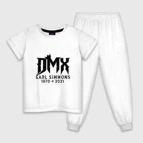 Детская пижама хлопок с принтом DMX King в Ухте, 100% хлопок |  брюки и футболка прямого кроя, без карманов, на брюках мягкая резинка на поясе и по низу штанин
 | dmx | dog | earl simmons | hip hop | music | new york | rap | rapper | rip | ruff ryders | диэмикс | музыка | нью йорк | пёс | рэп | рэпер | хипхоп | эрл симмонс