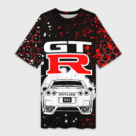 Платье-футболка 3D NISSAN GT R   НИССАН GTR: в Ухте,  |  | auto | car | gtr | nissan | nissan skyline | sport | авто | гетер. | гтр | нисан | ниссан | ноут | скайлайн | спорт