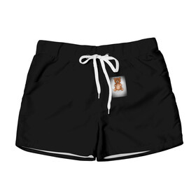 Женские шорты 3D Футболка с мишкой: в Ухте, 100% полиэстер | прямой крой, два кармана без застежек по бокам. Мягкая трикотажная резинка на поясе, внутри которой широкие завязки. Длина до середины бедра | футболки