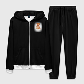 Мужской костюм 3D Футболка с мишкой: в Ухте, 100% полиэстер | Манжеты и пояс оформлены тканевой резинкой, двухслойный капюшон со шнурком для регулировки, карманы спереди | футболки