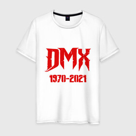 Мужская футболка хлопок с принтом DMX - Rest In Peace в Ухте, 100% хлопок | прямой крой, круглый вырез горловины, длина до линии бедер, слегка спущенное плечо. | dmx | dog | earl simmons | hip hop | music | new york | rap | rapper | rip | ruff ryders | диэмикс | музыка | нью йорк | пёс | рэп | рэпер | хипхоп | эрл симмонс