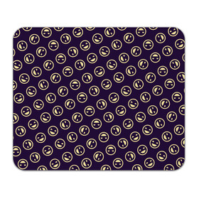 Коврик для мышки прямоугольный с принтом SMILE в Ухте, натуральный каучук | размер 230 х 185 мм; запечатка лицевой стороны | rounds | smiles | круги | смайлик | улыбки