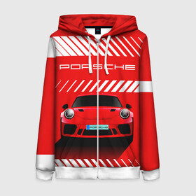 Женская толстовка 3D на молнии PORSCHE / ПОРШЕ / RED STYLE: в Ухте, 100% полиэстер | длина до линии бедра, манжеты и пояс оформлены мягкой тканевой резинкой, двухслойный капюшон со шнурком для регулировки, спереди молния, по бокам два кармана | 911 | auto | carrera | cayenne | macan | porsche | sportcar | taycan | автомобиль | градиент. | каен | карера | красный | макан | полосы | порш | порше | спорт | спорткар | тайкан