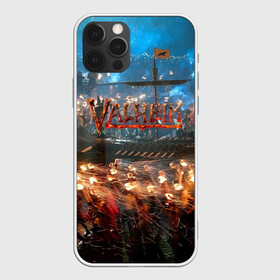 Чехол для iPhone 12 Pro с принтом Valheim Корабль в Ухте, силикон | область печати: задняя сторона чехла, без боковых панелей | Тематика изображения на принте: fantasy | mmo | valheim | valve | валхейм | вальхейм | викинги | выживалка | игра | королевская битва | ммо | ролевая игра | фэнтази