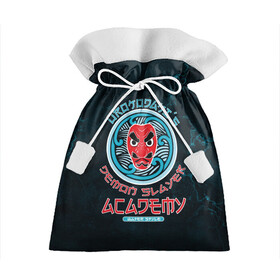 Подарочный 3D мешок с принтом Demon Slayer ACADEMY в Ухте, 100% полиэстер | Размер: 29*39 см | demon slayer | kamado | kimetsu no yaiba | nezuko | tanjiro | аниме | гию томиока | зеницу агацума | иноске хашибира | камадо | клинок | корзинная девочка | манга | музан кибуцуджи | незуко | рассекающий демонов | танджиро