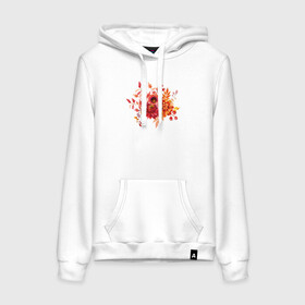 Женская толстовка с принтом Сказочный Букет в Ухте, френч-терри, мягкий теплый начес внутри (100% хлопок) | карман-кенгуру, эластичные манжеты и нижняя кромка, капюшон с подкладом и шнурком | букет | листья | растение | рисунок | сказочный букет | цветы