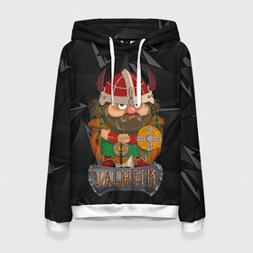 Женская толстовка 3D Valheim строгий викинг: в Ухте, 100% полиэстер  | двухслойный капюшон со шнурком для регулировки, мягкие манжеты на рукавах и по низу толстовки, спереди карман-кенгуру с мягким внутренним слоем. | fantasy | mmo | valheim | valve | валхейм | вальхейм | викинги | выживалка | игра | королевская битва | ммо | ролевая игра | фэнтази