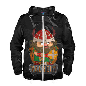 Мужская ветровка 3D Valheim строгий викинг: в Ухте, 100% полиэстер | подол и капюшон оформлены резинкой с фиксаторами, два кармана без застежек по бокам, один потайной карман на груди | fantasy | mmo | valheim | valve | валхейм | вальхейм | викинги | выживалка | игра | королевская битва | ммо | ролевая игра | фэнтази