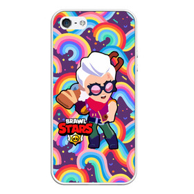 Чехол для iPhone 5/5S матовый с принтом Белль Belle Brawl Stars в Ухте, Силикон | Область печати: задняя сторона чехла, без боковых панелей | bele | belle | brawl | brawl stars | brawlstars | brawl_stars | squeak | белле | белль | бель | бравл | бравлстарс | писк | сквик