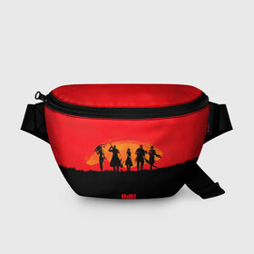 Поясная сумка 3D с принтом DMC x RDR в Ухте, 100% полиэстер | плотная ткань, ремень с регулируемой длиной, внутри несколько карманов для мелочей, основное отделение и карман с обратной стороны сумки застегиваются на молнию | cray | davil | devile | dmc | game | games | may cry | mey crai | rdr | дмц | дьявол может плакать | дьявол тоже плачет | дэвил мэй край | игра | игры | рдр | спарда