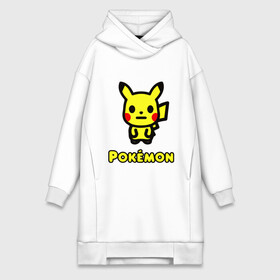 Платье-худи хлопок с принтом POKEMON   ПОКЕМОН в Ухте,  |  | a bathing ape | bape | bape shark | bape sta | monkey | pikachu | pokemons | star | streetwear | бейп | горила | обезьянка | пикачу | покемоны. | стар | стритвеар | стритвир бренд | уличный стиль