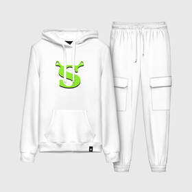 Женский костюм хлопок (с толстовкой) Shrek Logo (+спина) (Z): в Ухте,  |  | dreamworks | shrek | зелёный огр | мульт | мультфильм | приключения