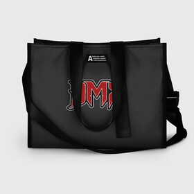 Сумка-шоппер 3D с принтом DMX Vintage в Ухте, 100% полиэстер | застегивается на металлическую кнопку; внутренний карман застегивается на молнию. Стенки укреплены специальным мягким материалом, чтобы защитить содержимое от несильных ударов
 | Тематика изображения на принте: again | and | at | blood | born | champ | clue | d | dark | dj | dmx | dog | earl | flesh | get | grand | hell | hot | is | its | legend | loser | lox | m | man | me | my | now | of | simmons | the | then | there | walk | was | with | x | year | 