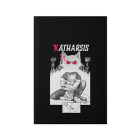 Обложка для паспорта матовая кожа с принтом Katharsis Beastars в Ухте, натуральная матовая кожа | размер 19,3 х 13,7 см; прозрачные пластиковые крепления | anime | beastars | аниме | анимэ | биастарс | бистар | большой серый волк | легоси | хару