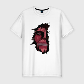 Мужская футболка хлопок Slim с принтом Attack on Titan в Ухте, 92% хлопок, 8% лайкра | приталенный силуэт, круглый вырез ворота, длина до линии бедра, короткий рукав | attack on titan | final | shingeki no kyojin | атака на титанов | вторжение гигантов | титан