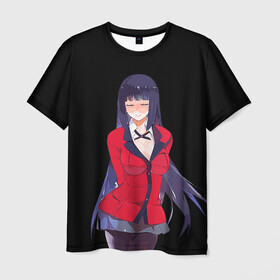 Мужская футболка 3D с принтом Jabami Yumeko | Kakegurui в Ухте, 100% полиэфир | прямой крой, круглый вырез горловины, длина до линии бедер | ahegao | girl | girls | jabami | japan | kakegurui | senpai | waifu | yumeko | азарт | аниме | ахегао | безумный | вайфу | девушка | джабами | игра | карта | карты | манга | семпай | сенпай | тян | тяночка | юмэко | япония