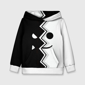 Детская толстовка 3D с принтом Geometry Dash | Fondo в Ухте, 100% полиэстер | двухслойный капюшон со шнурком для регулировки, мягкие манжеты на рукавах и по низу толстовки, спереди карман-кенгуру с мягким внутренним слоем | Тематика изображения на принте: dash | fondo | geometry | геометри | геометридаш | даш