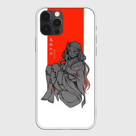 Чехол для iPhone 12 Pro Незуко Камадо Kimetsu no Yaiba: в Ухте, силикон | область печати: задняя сторона чехла, без боковых панелей | demon slayer | kamado | kimetsu no yaiba | nezuko | tanjiro | аниме | гию томиока | зеницу агацума | иноске хашибира | камадо | клинок | корзинная девочка | манга | музан кибуцуджи | незуко | рассекающий демонов | танджиро