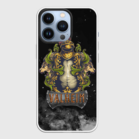 Чехол для iPhone 13 Pro Valheim викинг и львы: в Ухте,  |  | fantasy | mmo | valheim | valve | валхейм | вальхейм | викинги | выживалка | игра | королевская битва | ммо | ролевая игра | фэнтази