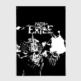 Постер с принтом Path of Exile Ultimatum в Ухте, 100% бумага
 | бумага, плотность 150 мг. Матовая, но за счет высокого коэффициента гладкости имеет небольшой блеск и дает на свету блики, но в отличии от глянцевой бумаги не покрыта лаком | dota | game | path of exile ultimatum | войн | дота | игра | ммо | монстр | патч оф экзайл | рыцарь