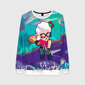 Женский свитшот 3D с принтом  Белль Belle Brawl Stars в Ухте, 100% полиэстер с мягким внутренним слоем | круглый вырез горловины, мягкая резинка на манжетах и поясе, свободная посадка по фигуре | bele | belle | brawl | brawl stars | brawlstars | brawl_stars | squeak | белле | белль | бель | бравл | бравлстарс | писк | сквик