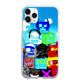 Чехол для iPhone 11 Pro матовый с принтом GEOMETRY DASH / ГЕОМЕТРИ ДАШ в Ухте, Силикон |  | Тематика изображения на принте: 2d игра | android game. | geometry dash | mobile game | robtop | андроид игра | геометри даш | кубики | кубы | мобильная игра | неон