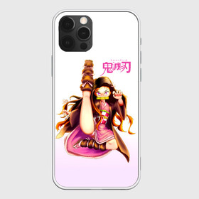 Чехол для iPhone 12 Pro Незуко Камадо Kimetsu no Yaiba: в Ухте, силикон | область печати: задняя сторона чехла, без боковых панелей | demon slayer | kamado | kimetsu no yaiba | nezuko | tanjiro | аниме | гию томиока | зеницу агацума | иноске хашибира | камадо | клинок | корзинная девочка | манга | музан кибуцуджи | незуко | рассекающий демонов | танджиро