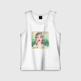 Детская майка хлопок с принтом Эльфийка в Ухте,  |  | art | color | creator | digital | illustration | illustrator | marker | meow | monster | paint | watercolor | woman | акварель | арт | девушка | диджитал | иллюстрация | карандаш | краски | маркеры | монстр | няша | няшный | поп | рисунок | создание | тво