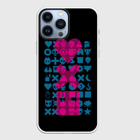 Чехол для iPhone 13 Pro Max с принтом Любовь. Смерть. Роботы в Ухте,  |  | Тематика изображения на принте: death | heart | ldr | logo | love | netflix | robots | smile | анимация | кино | лого | лср | любовь | нетфликс | роботы | сердце | сериал | смайл | смайлик