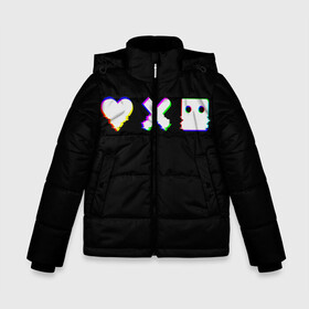 Зимняя куртка для мальчиков 3D с принтом Love Death and Robots (Glitch) в Ухте, ткань верха — 100% полиэстер; подклад — 100% полиэстер, утеплитель — 100% полиэстер | длина ниже бедра, удлиненная спинка, воротник стойка и отстегивающийся капюшон. Есть боковые карманы с листочкой на кнопках, утяжки по низу изделия и внутренний карман на молнии. 

Предусмотрены светоотражающий принт на спинке, радужный светоотражающий элемент на пуллере молнии и на резинке для утяжки | death | glitch | heart | ldr | logo | love | netflix | robots | smile | анимация | глитч | глич | кино | лого | лср | любовь | нетфликс | роботы | сердце | сериал | смайл | смайлик