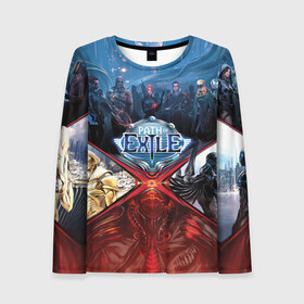 Женский лонгслив 3D Path of Exile: в Ухте, 100% полиэстер | длинные рукава, круглый вырез горловины, полуприлегающий силуэт | computer | game | path of exile | игра | компьютерная | путь изгнания